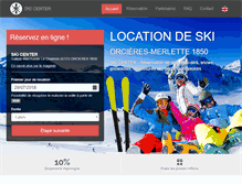 Tablet Screenshot of location-ski-orcieres.fr